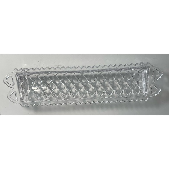 Crystal Clear Muirfield Crystal Cracker Tray New - Picture 5 of 7